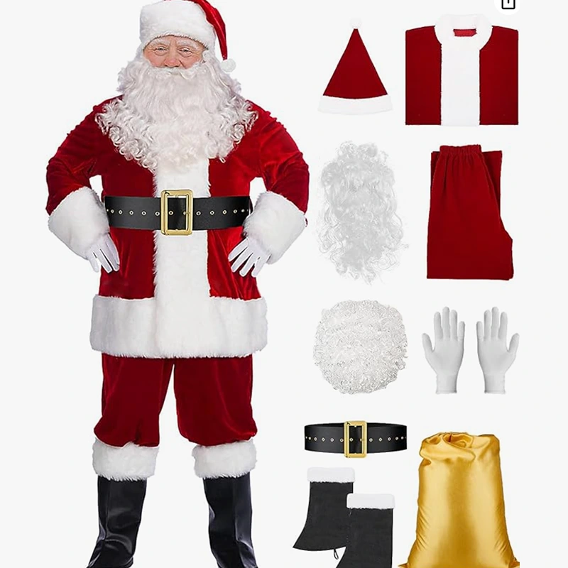 Santa Claus Costume For Adults Santa Claus Costume For Adults